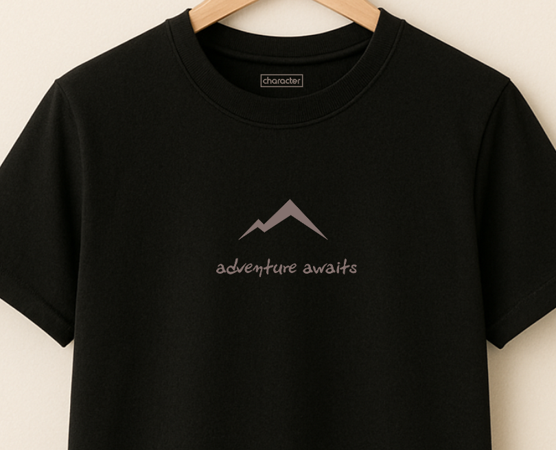 adventure awaits black