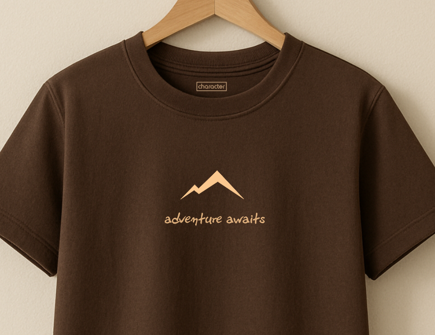 adventure awaits brown